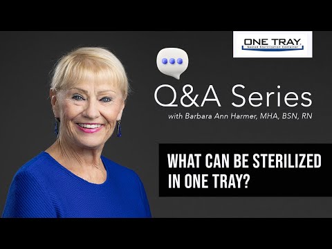 ONE TRAY® QA – What can be sterilized in ONE TRAY®?