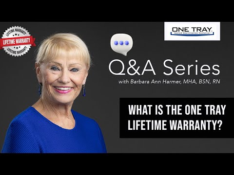 ONE TRAY® QA – An Overview of the ONE TRAY® Lifetime Warranty